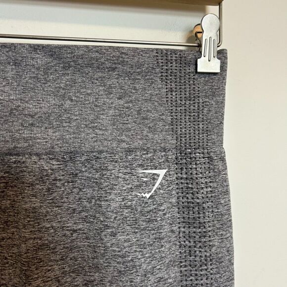 Gymshark Womens Athletic Vital Seamless Leggings Size Large Smokey Grey - Picture 4 of 14